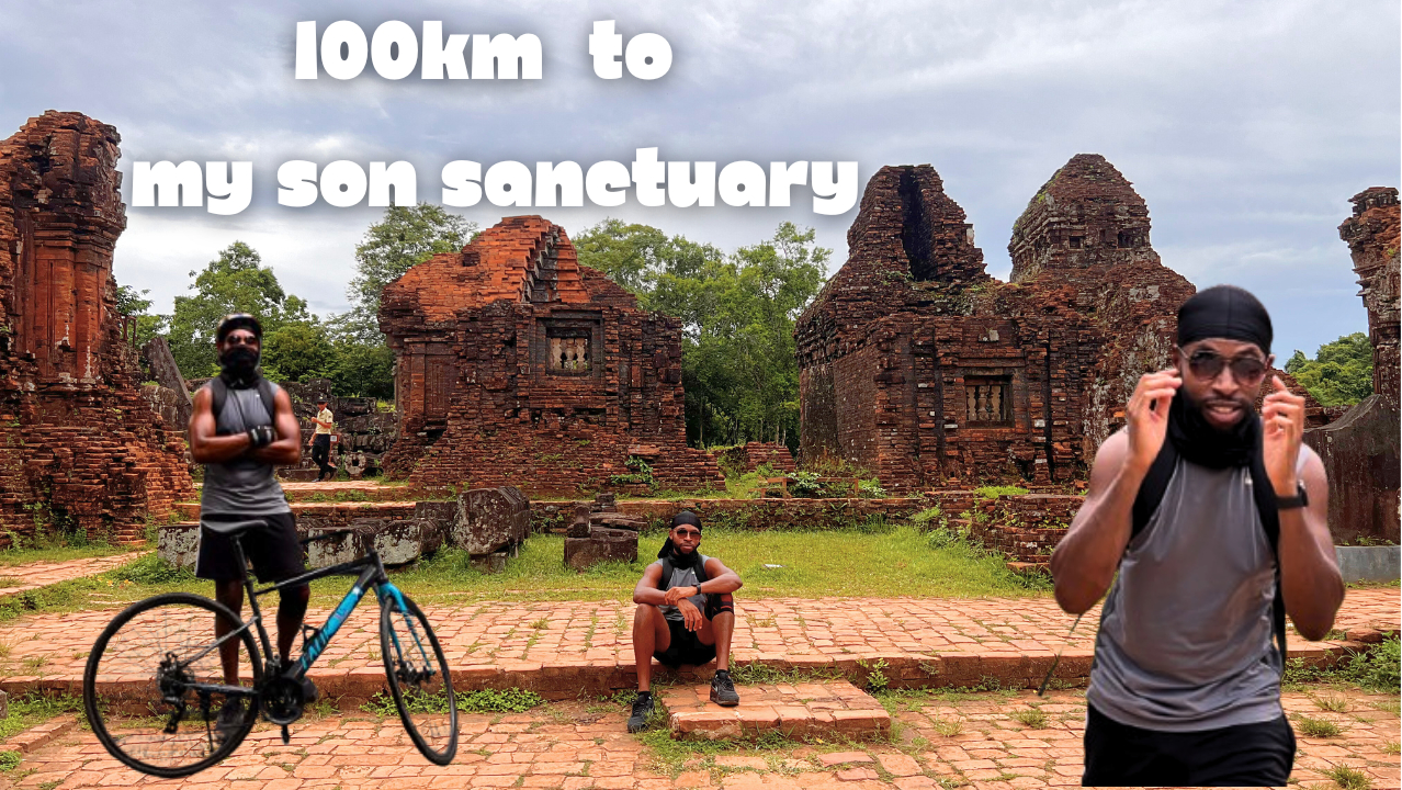 i BIKED 100km to MY SON SANCTUARY in VIETNAM